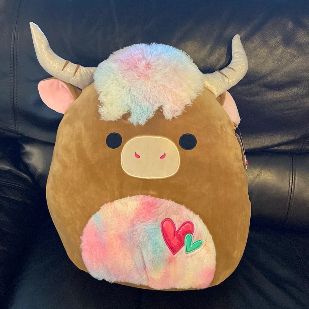 Squishmallow Candela the Bull Valentine’s Day 16”